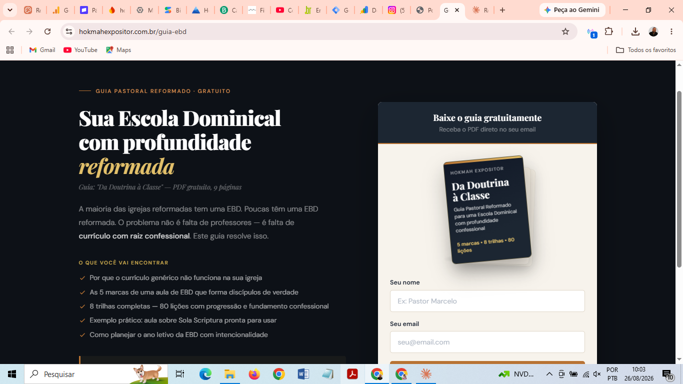 Mockup do guia Da Doutrina à Classe